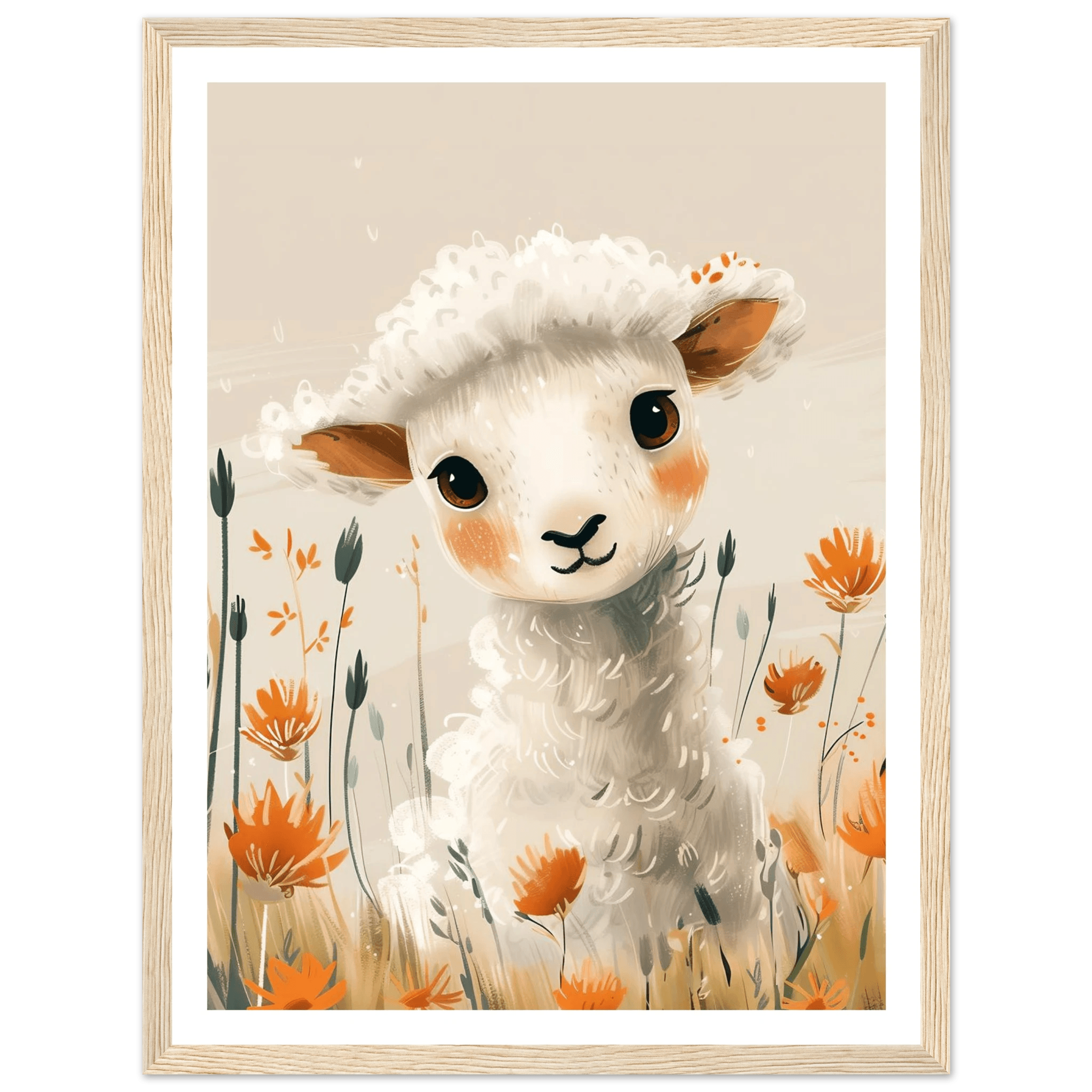 Baby Lamb - Poster - Arthena