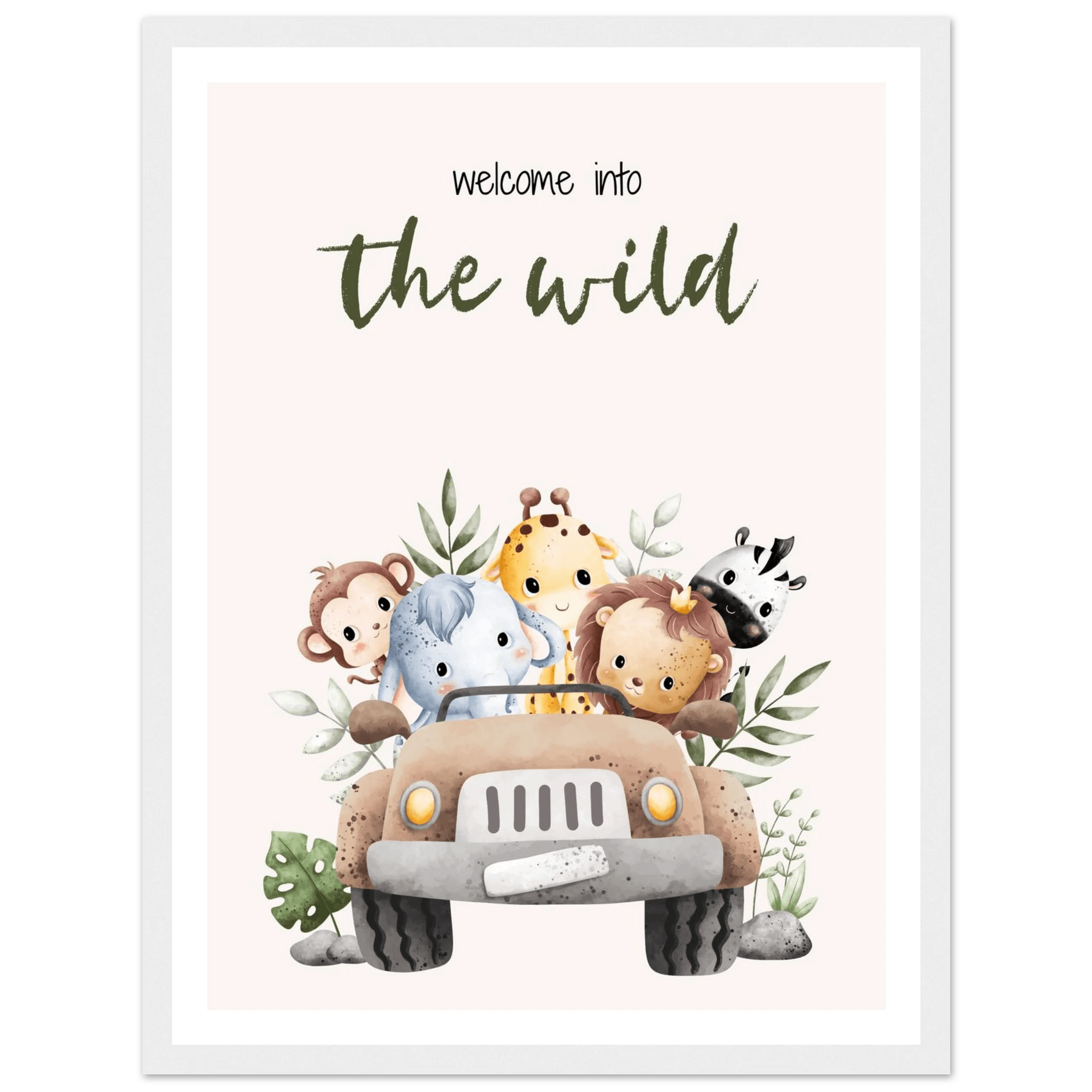 Welcome into the wild - Poster - Arthena