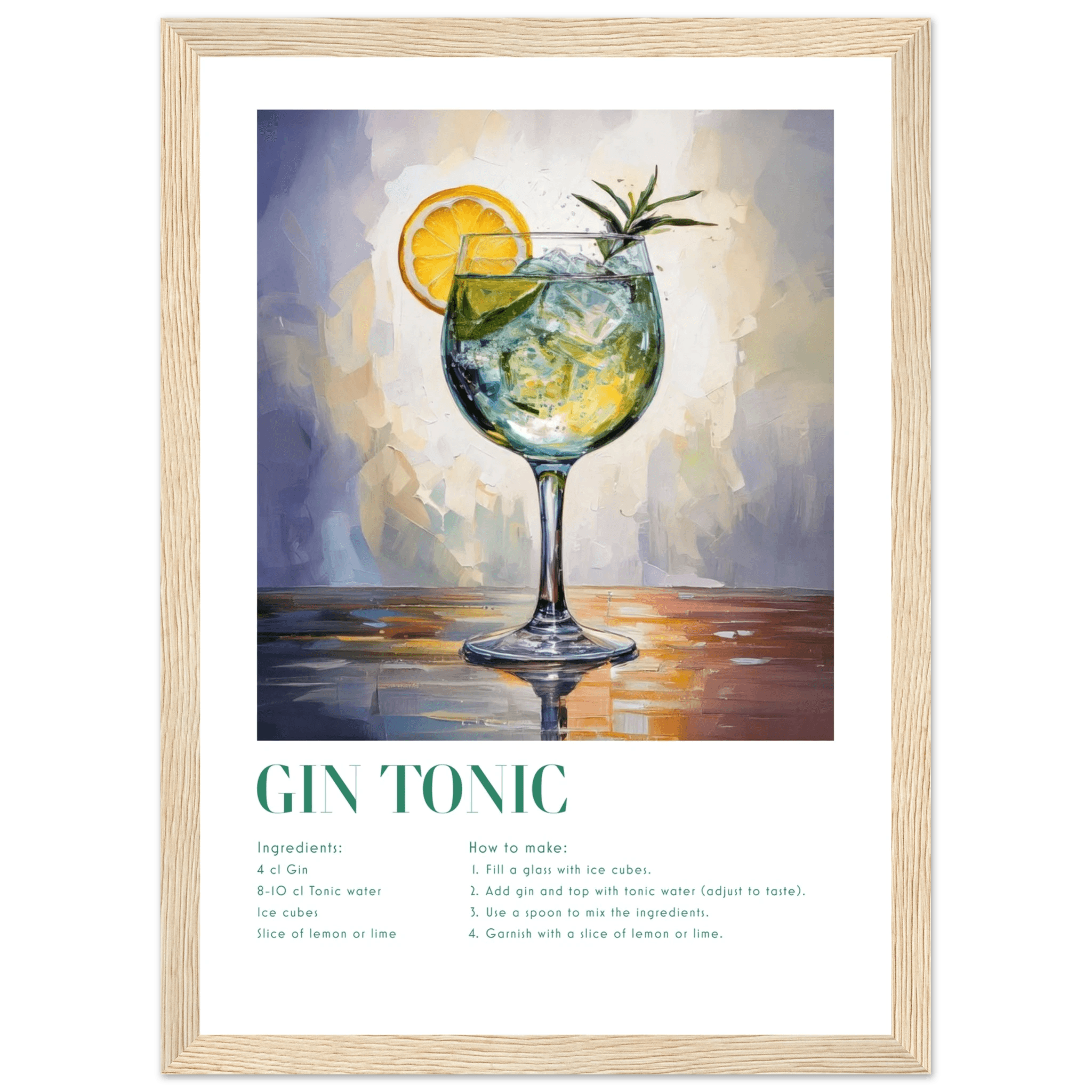 Gin Tonic - Poster - Arthena