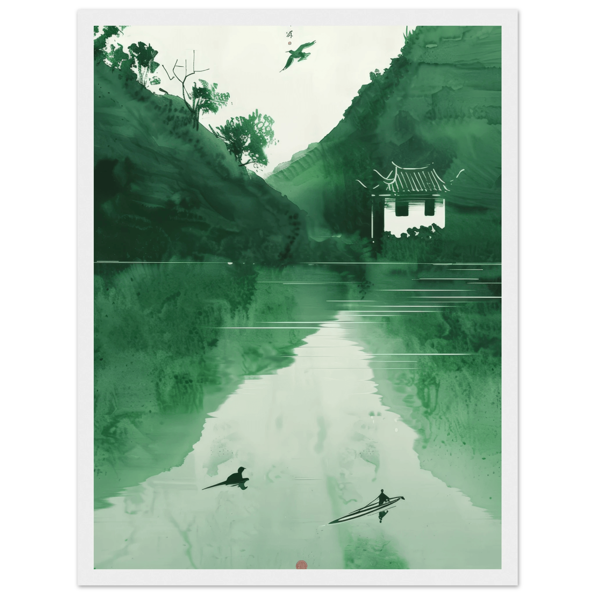 The green mirror - Poster - Arthena