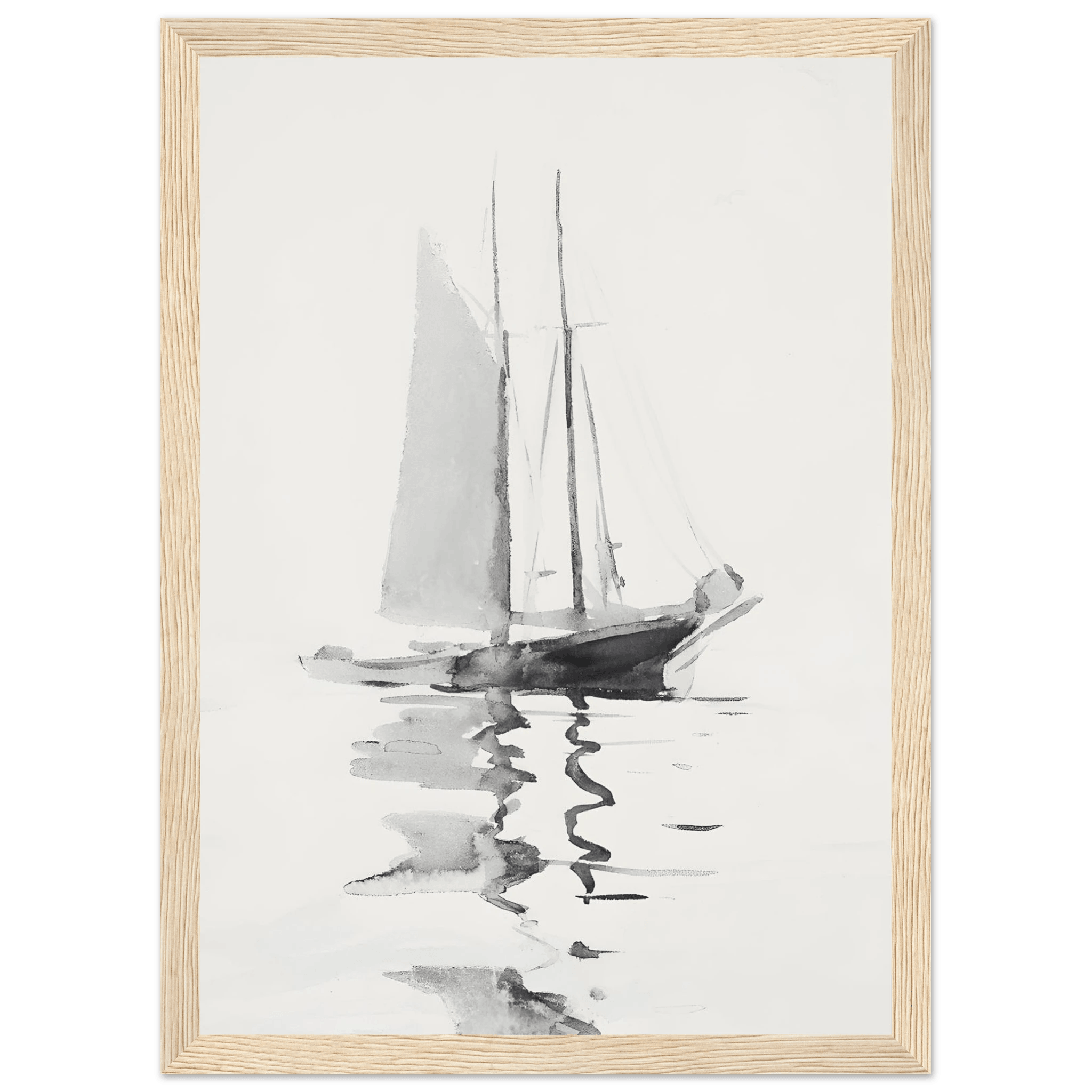 Abstract boat - Poster - Arthena