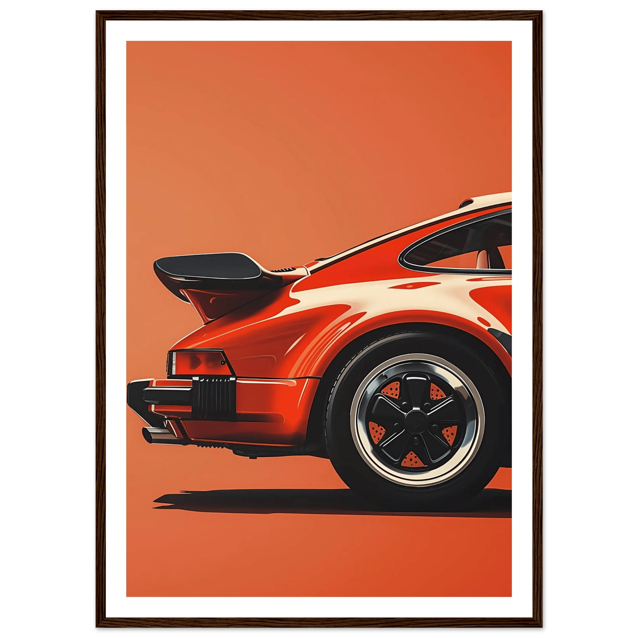 Retro Car - Poster - Arthena