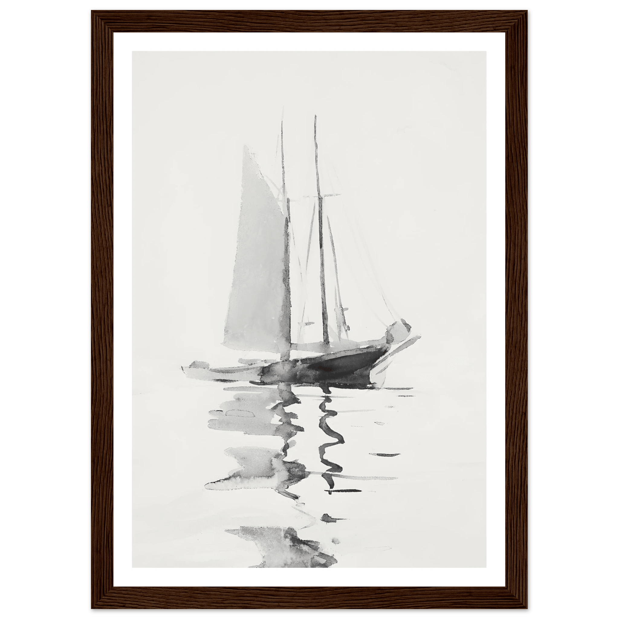 Abstract boat - Poster - Arthena