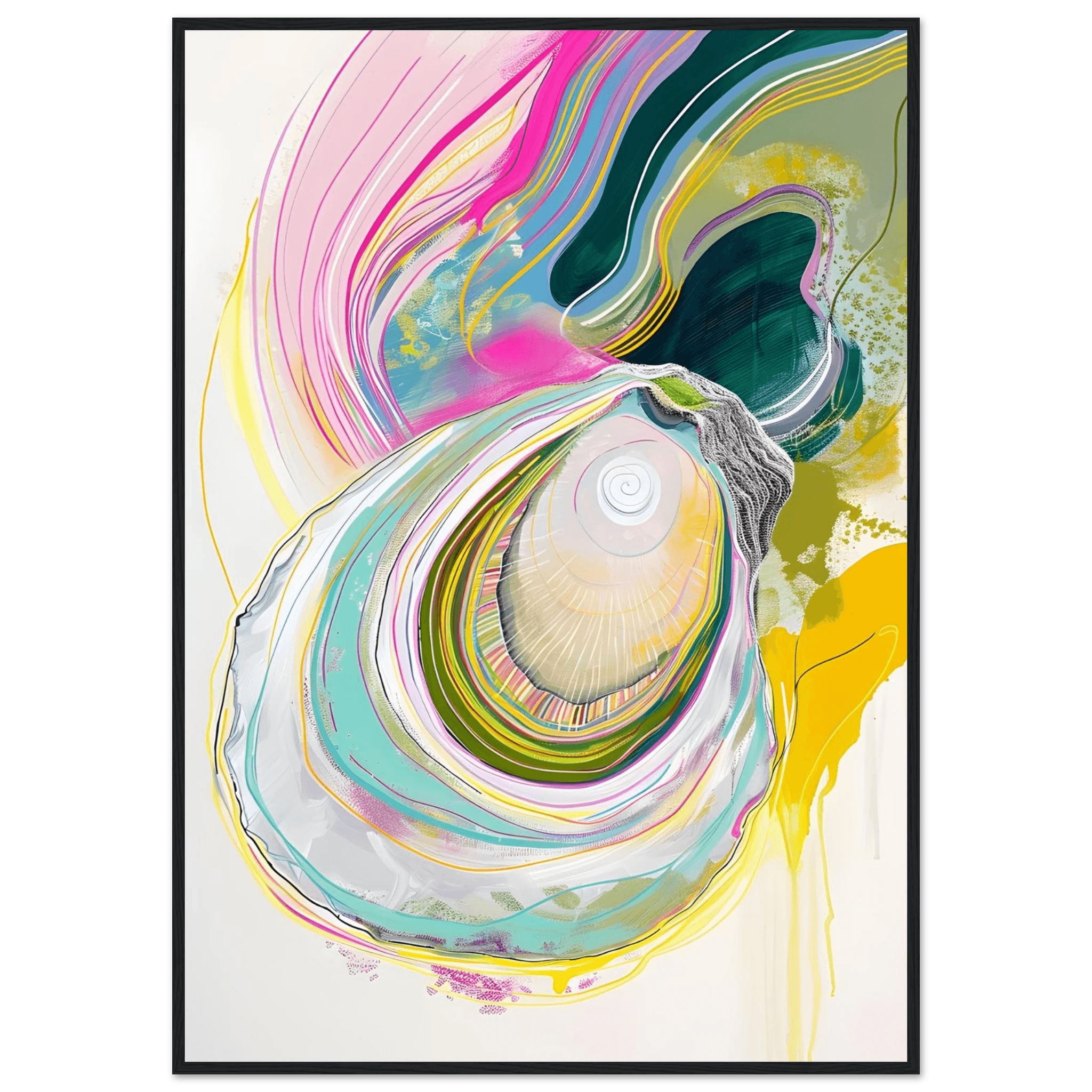 Colorful Oyster - Poster - Arthena