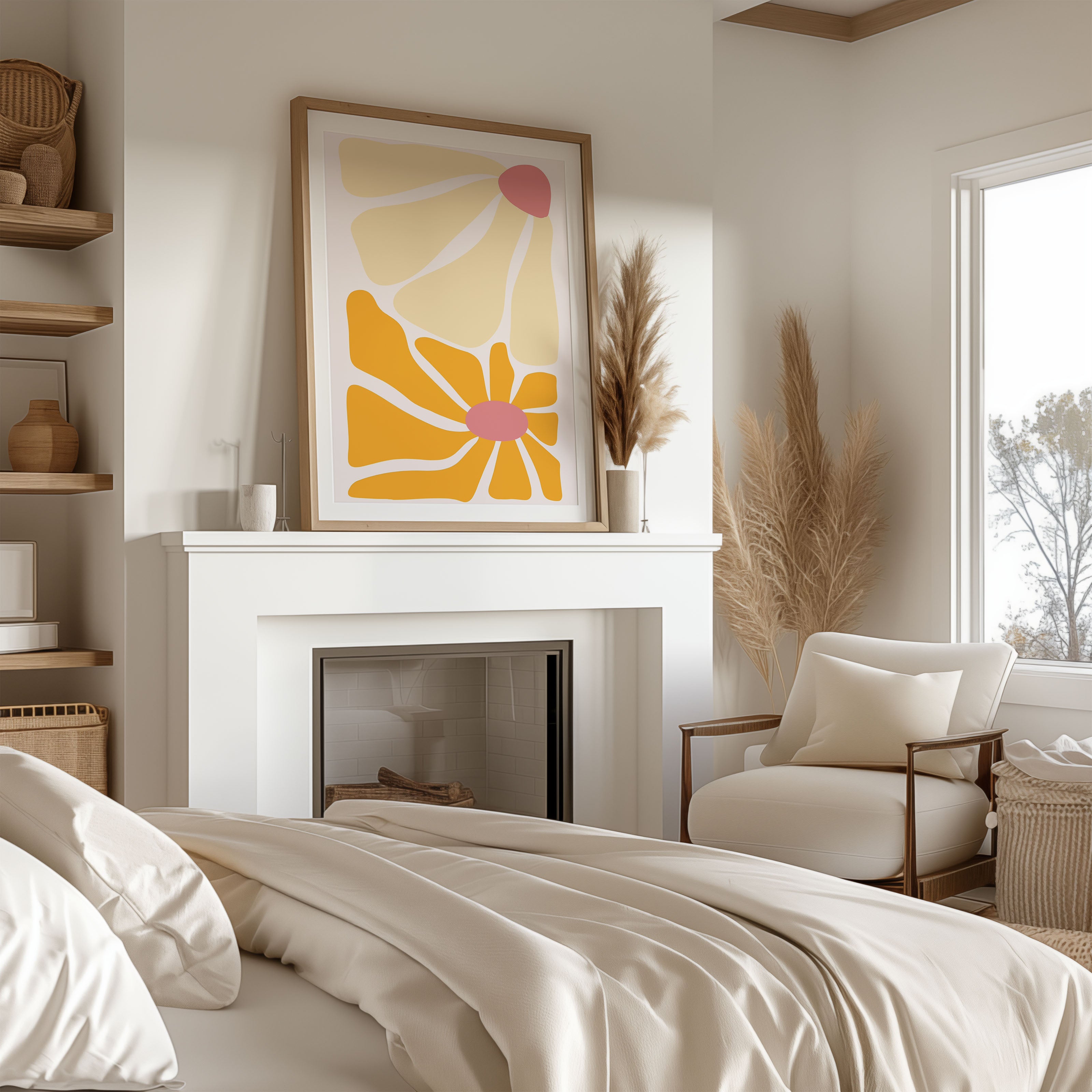 Sunlit Petals - Poster