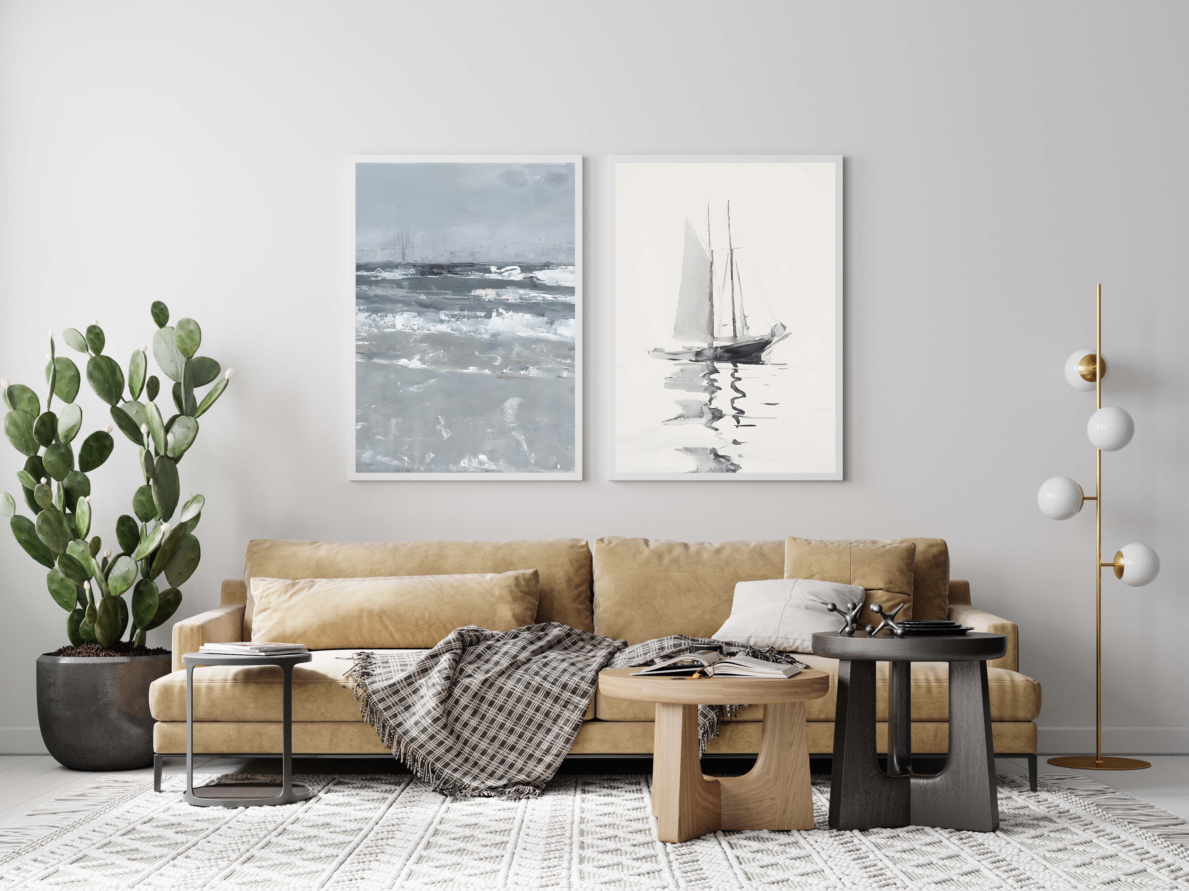 Posters i neutrala färger – tidlöst och stilrent