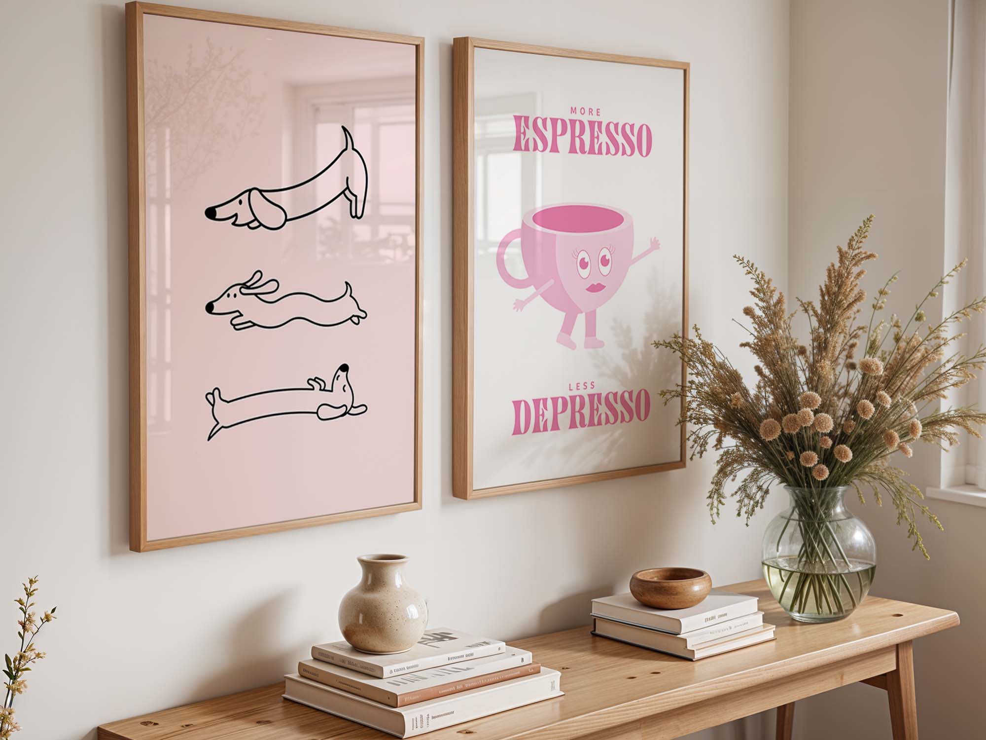 Posters med illustrationer