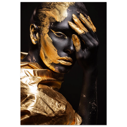 Eclipsed in gold - Poster - Arthena