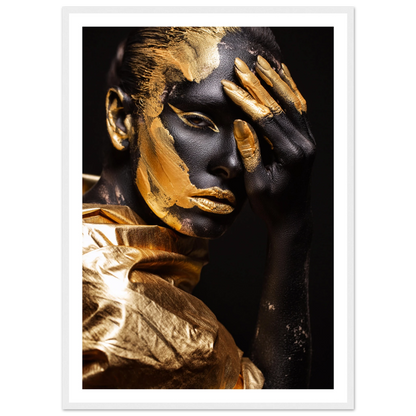 Eclipsed in gold - Poster - Arthena