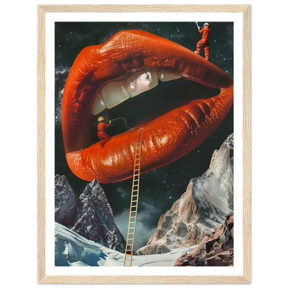 Lip Construction - Poster - Arthena