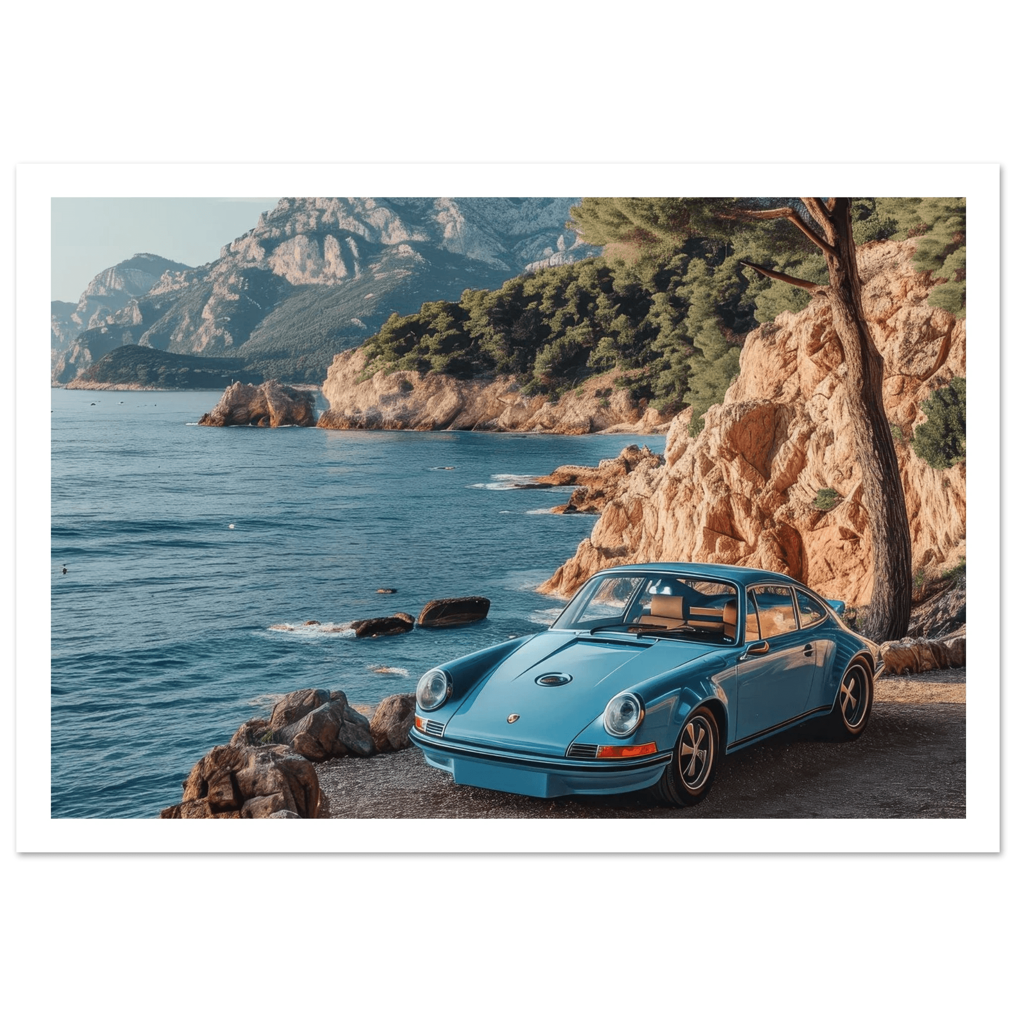 Car Tour of the Amalfi Coast - Poster - Arthena