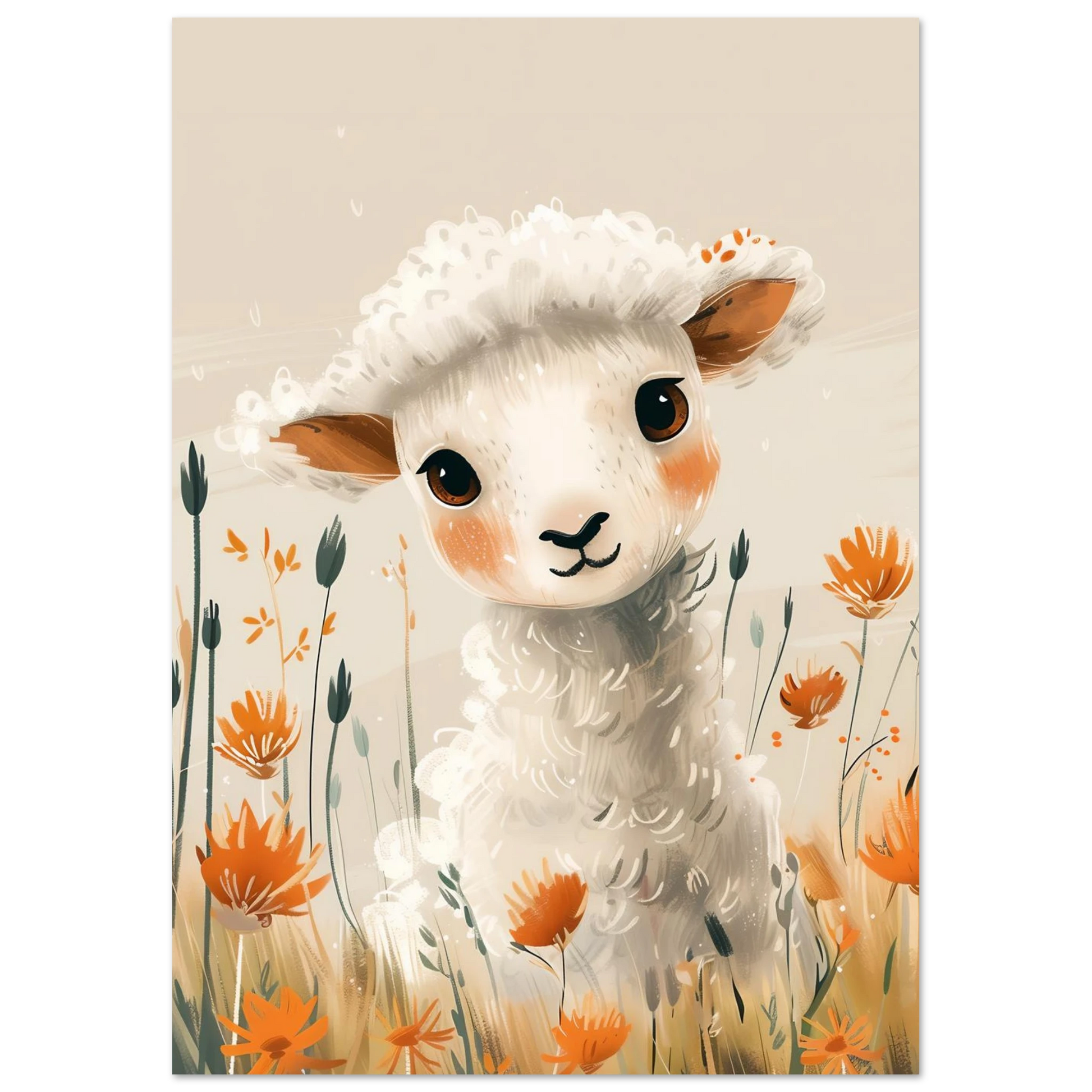 Baby Lamb - Poster - Arthena