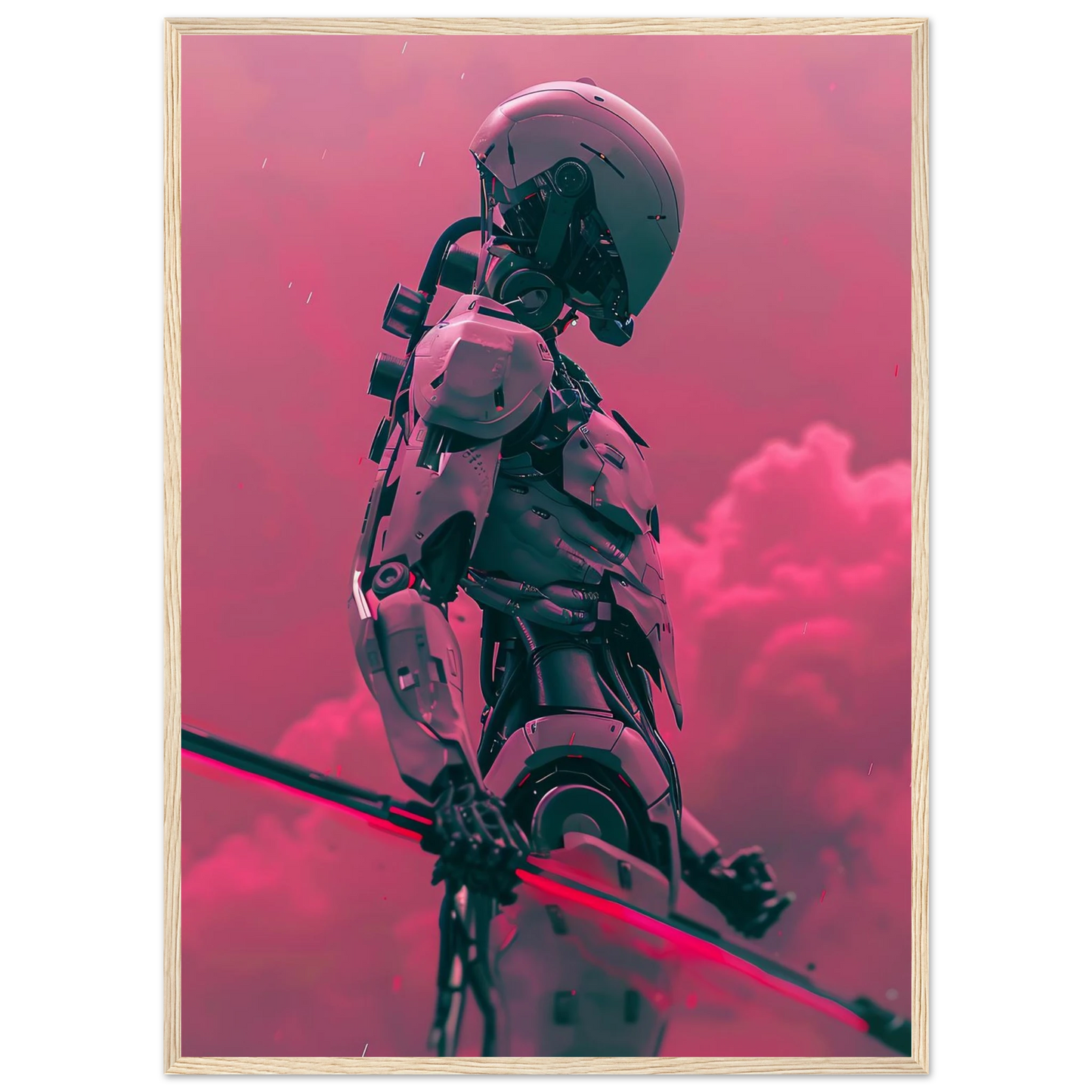 Battle Droid in the Rosy Mist - Poster - Arthena