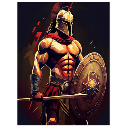 Spartan Warrior - Poster - Arthena