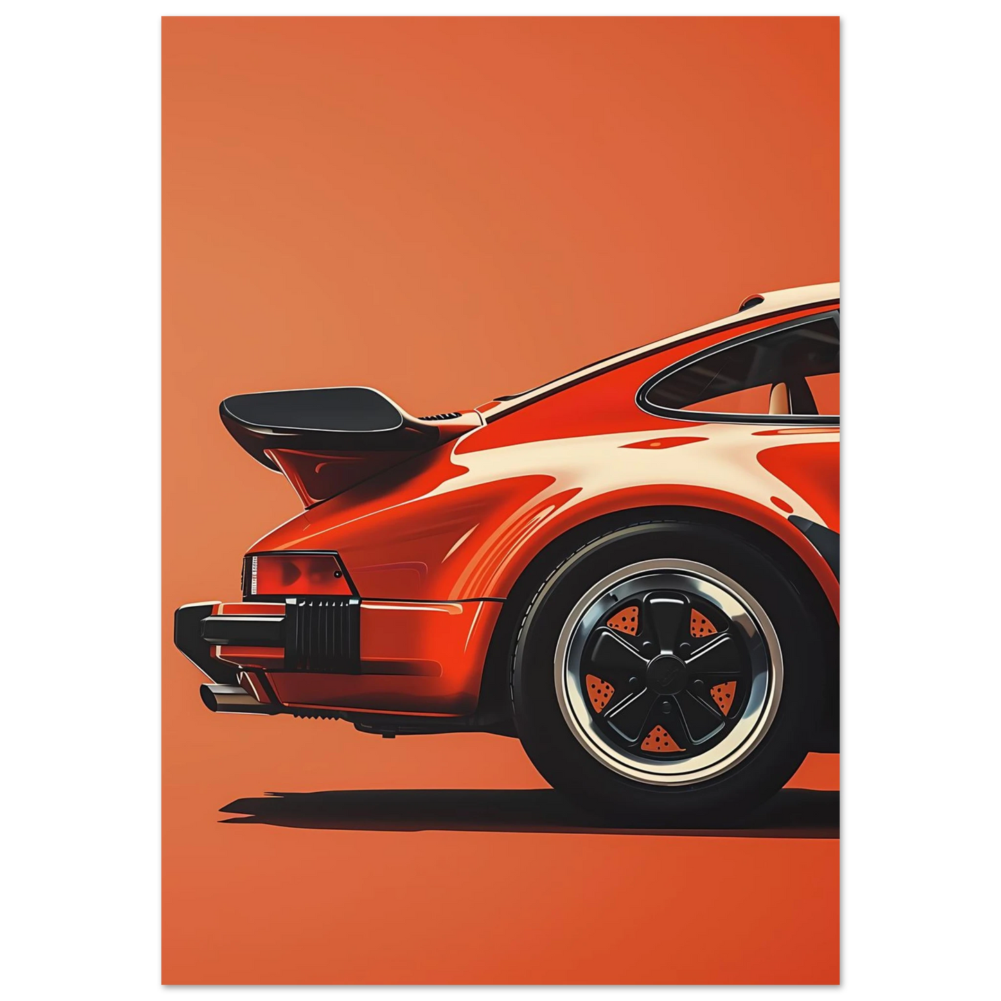 Retro Car - Poster - Arthena