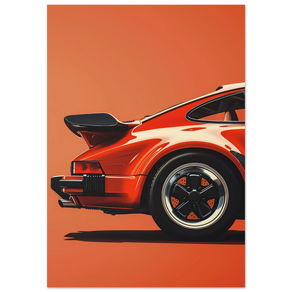 Retro Car - Poster - Arthena