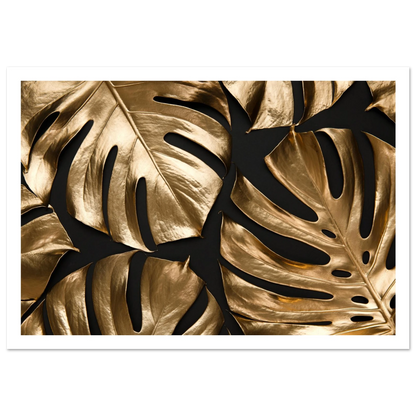 Monstera Luxe - Poster - Arthena