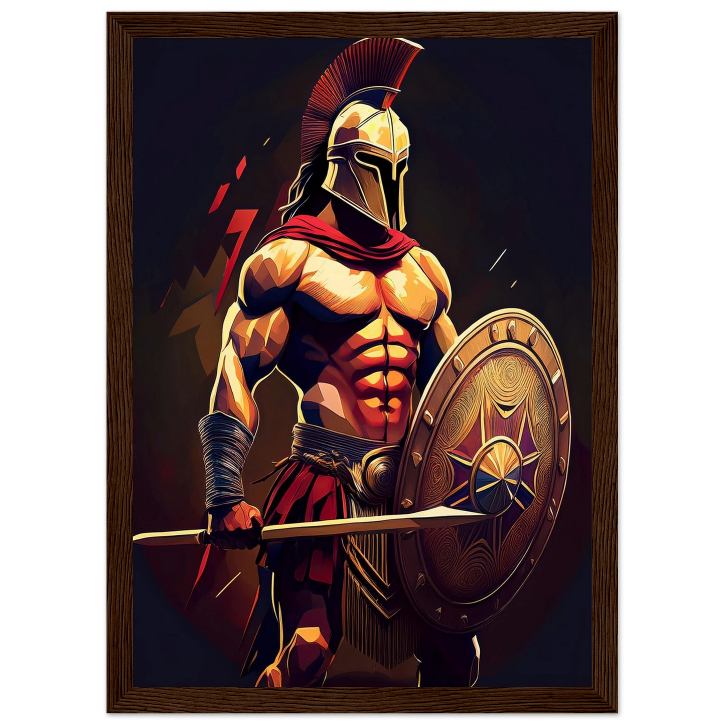 Spartan Warrior - Poster - Arthena
