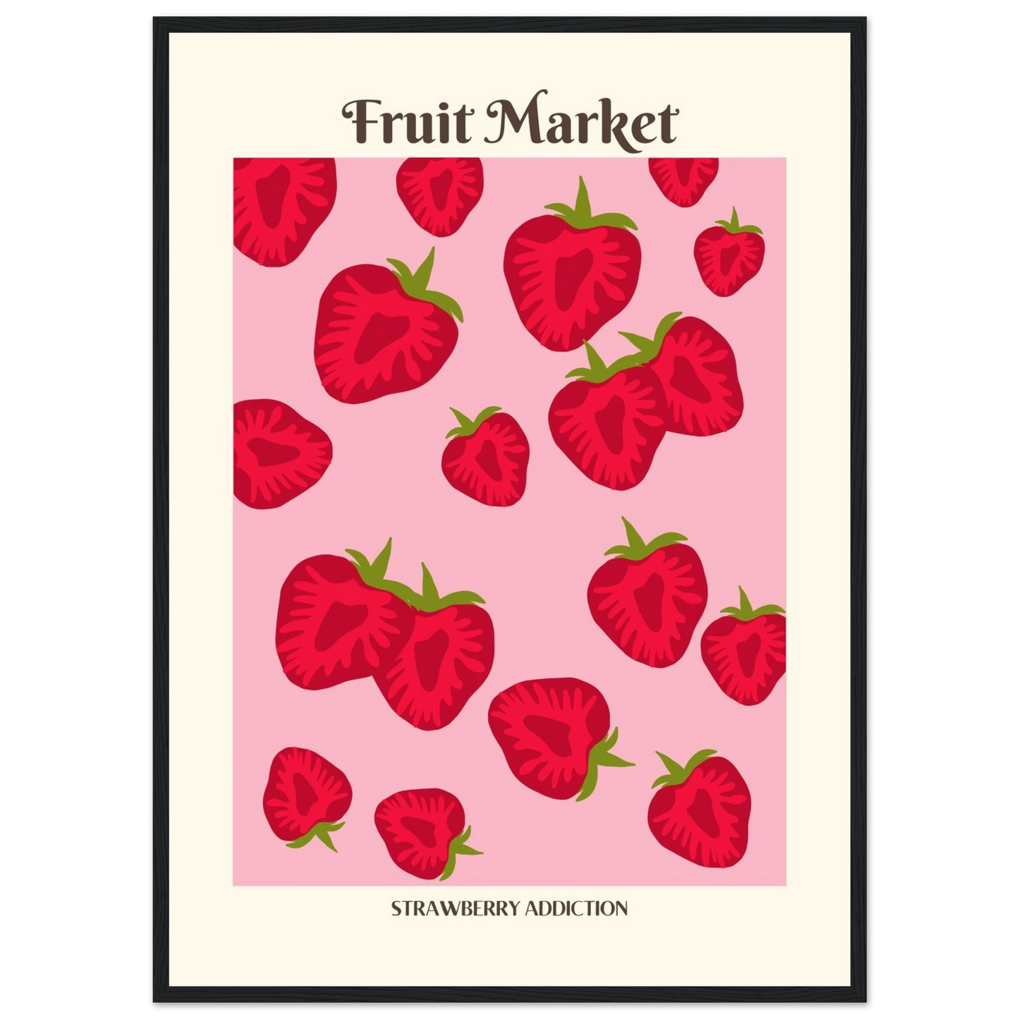 Fruit Market Strawberry - Poster - Arthena