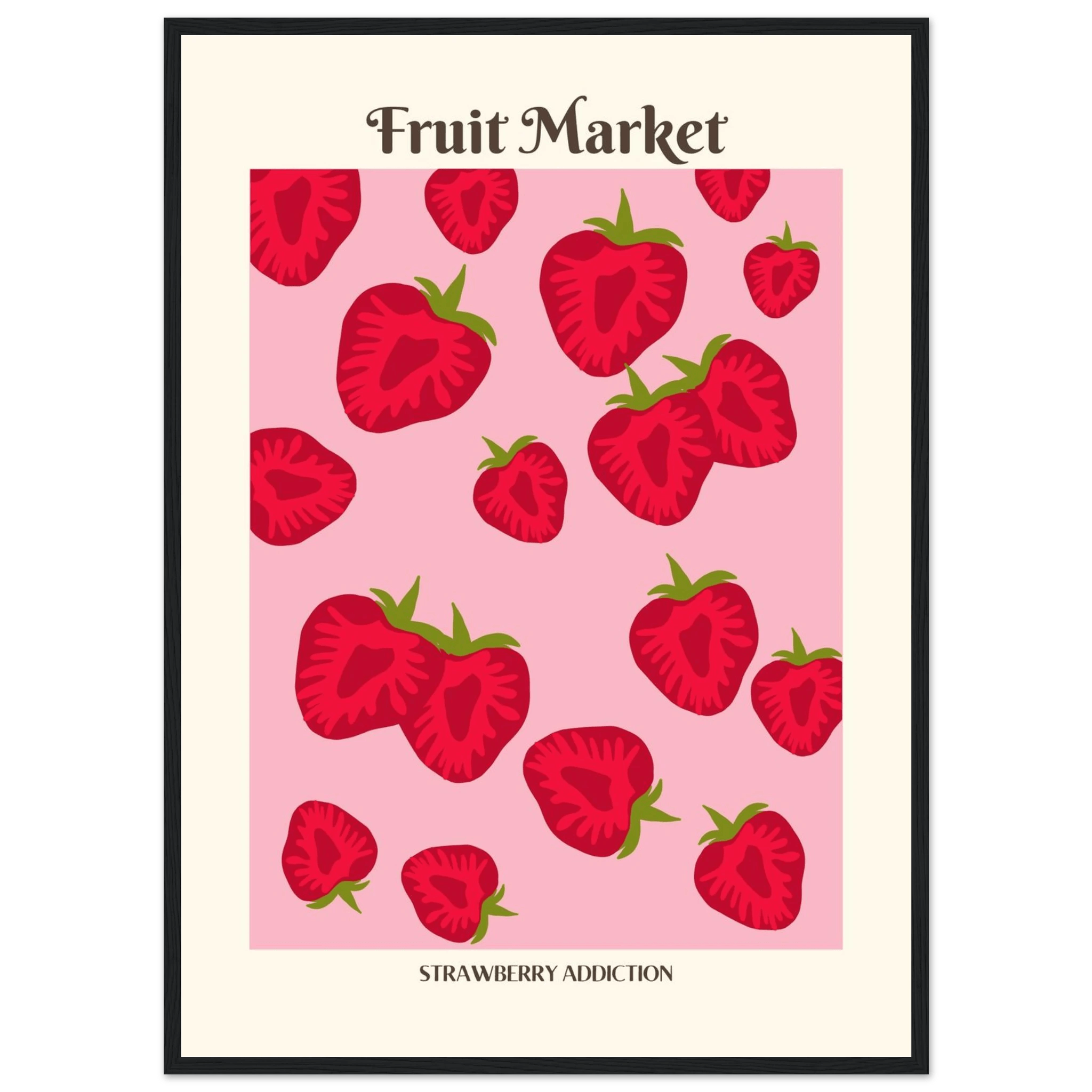 Fruit Market Strawberry - Poster - Arthena