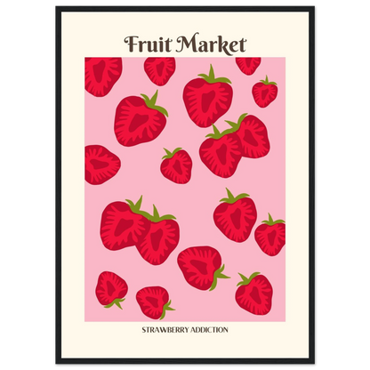 Fruit Market Strawberry - Poster - Arthena