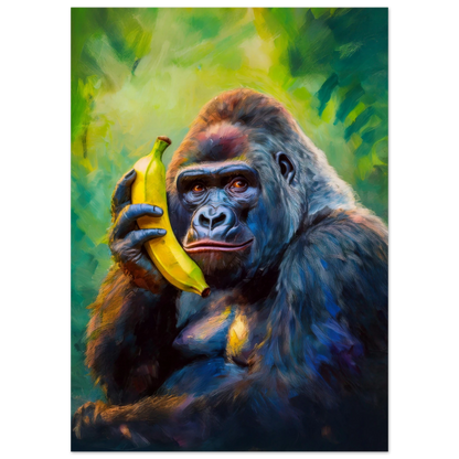 Gorilla on the Line - Poster - Arthena