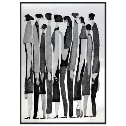 Silent Crowd - Poster - Arthena