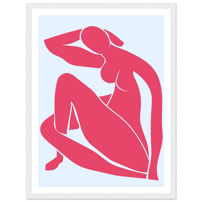 Body Positivity in Red - Poster - Arthena
