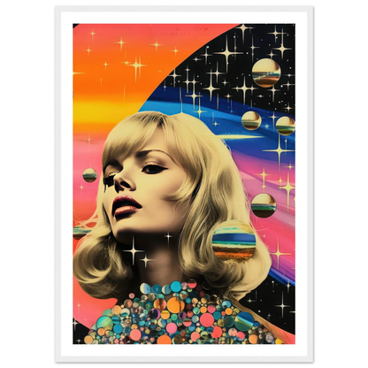Retro Galaxy Queen - Poster - Arthena