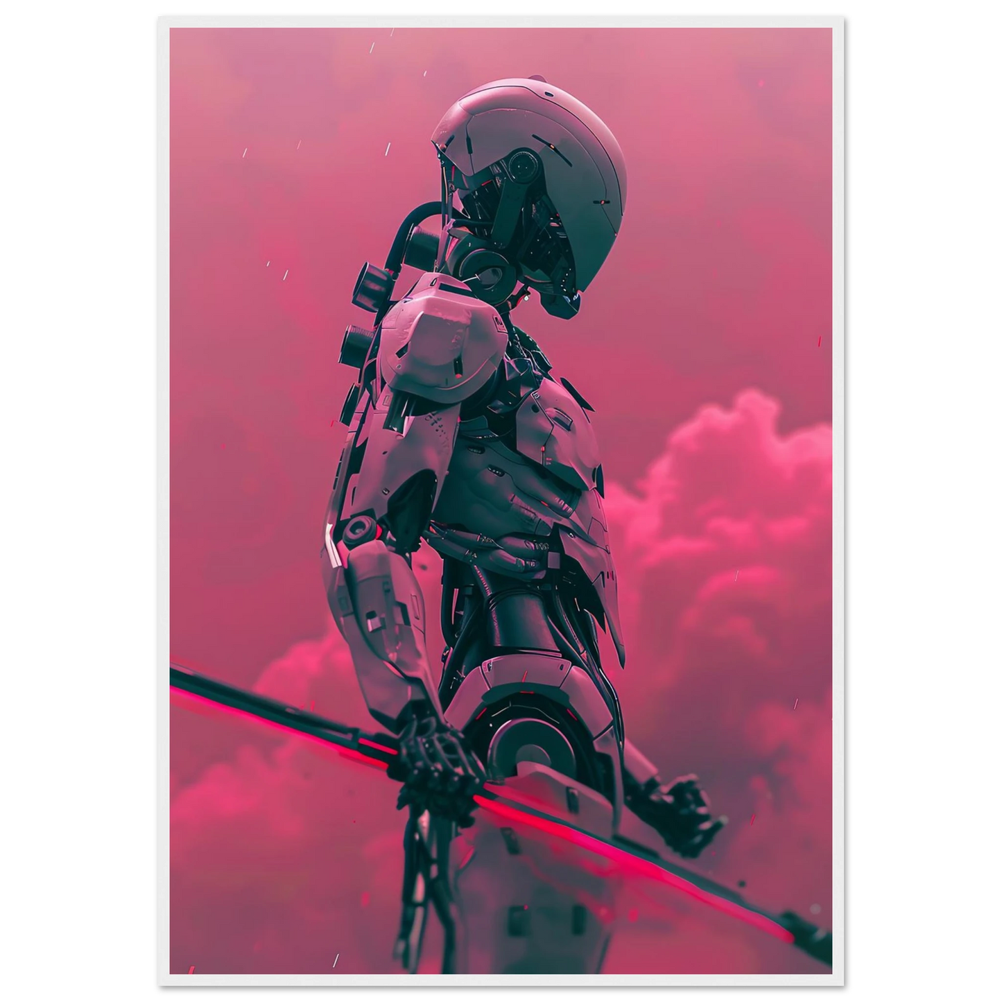 Battle Droid in the Rosy Mist - Poster - Arthena