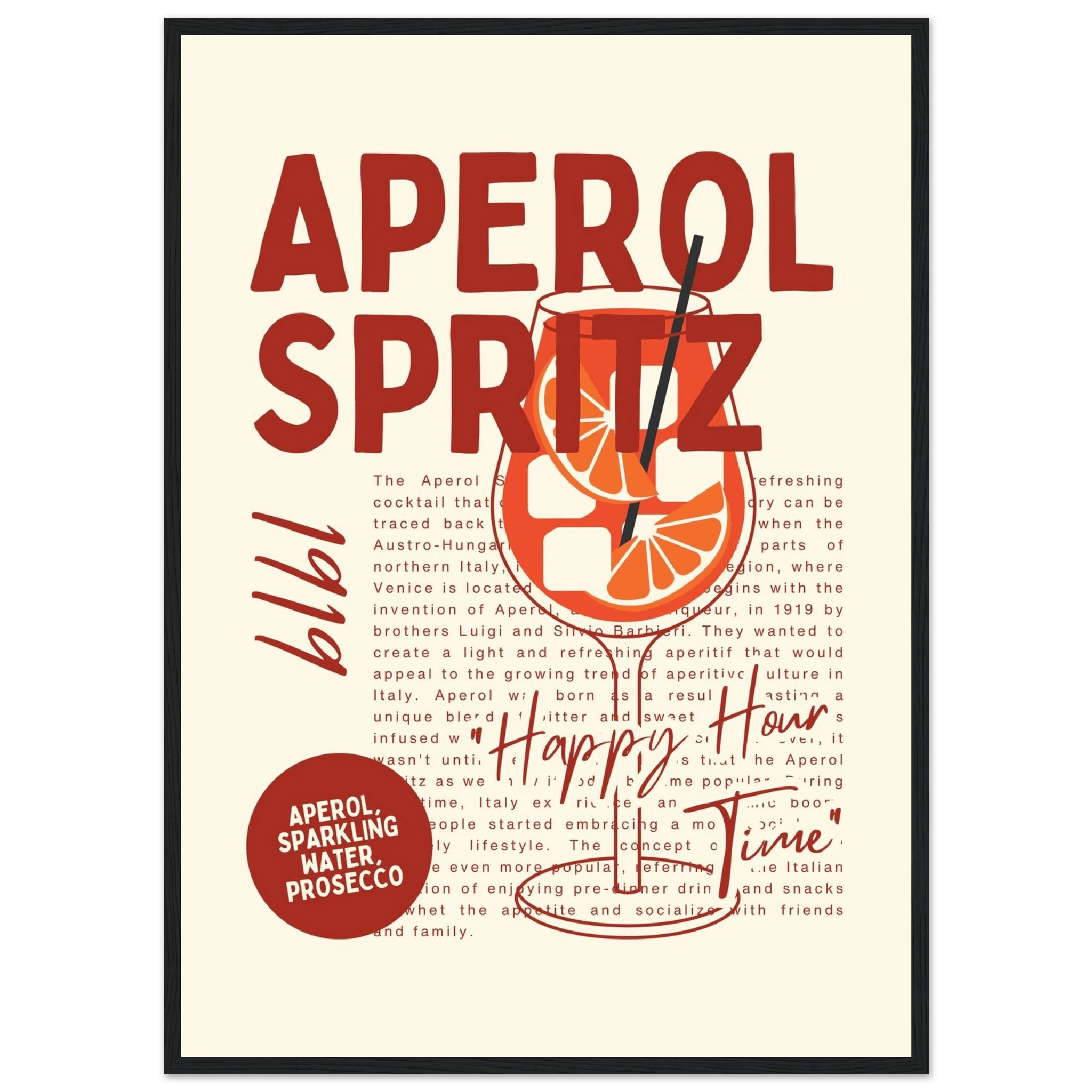 Aperol Spritz 1919 - Poster - Arthena