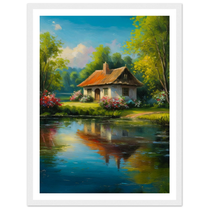 Serenity by the Lake - Poster - Arthena