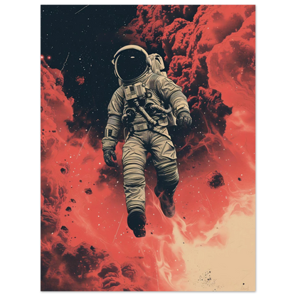 Scarlet Skies The Astronaut - Poster - Arthena
