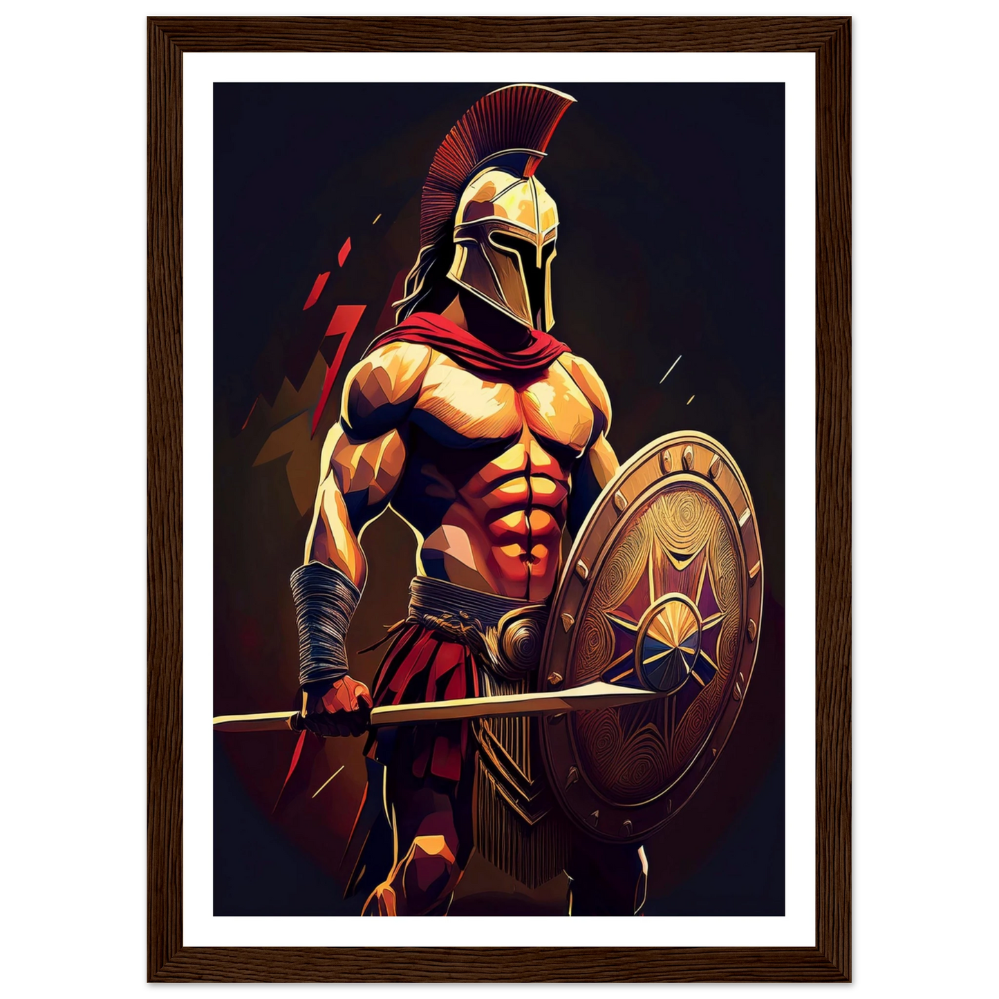 Spartan Warrior - Poster - Arthena