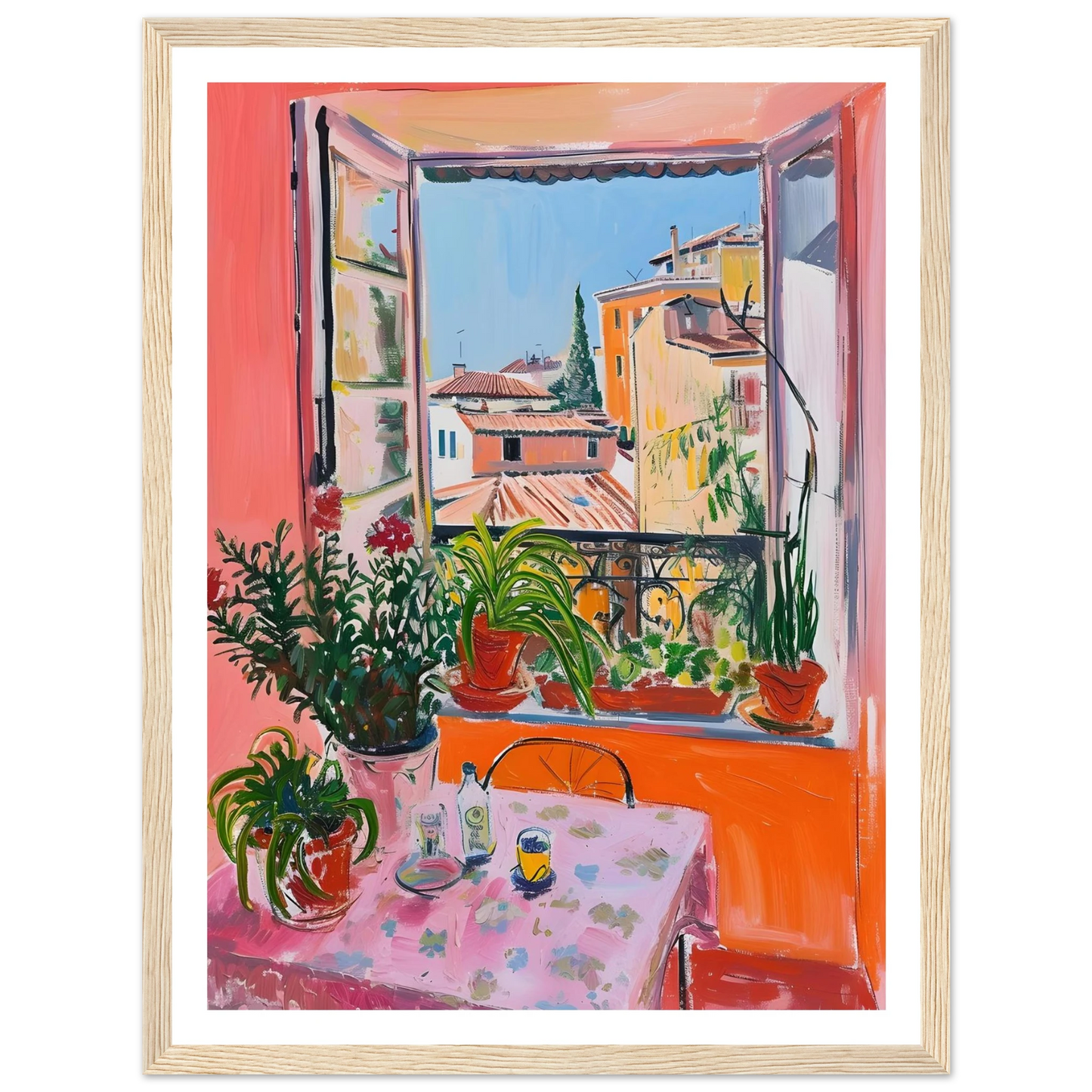Sunny Window View - Poster - Arthena