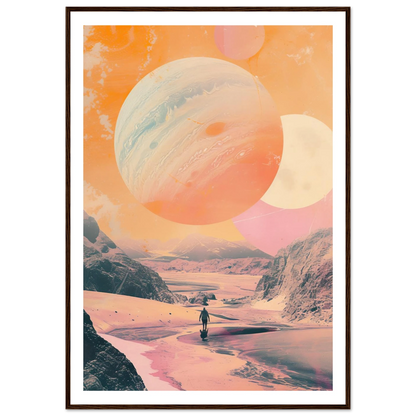 Lost Wanderer Beneath Alien Suns - Poster - Arthena
