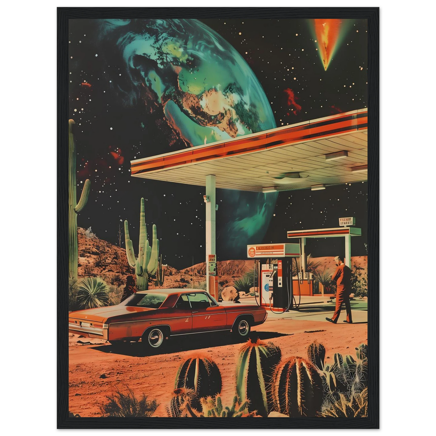 Interstellar Pit Stop - Poster - Arthena