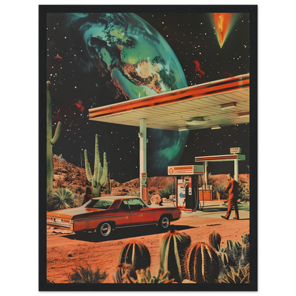 Interstellar Pit Stop - Poster - Arthena
