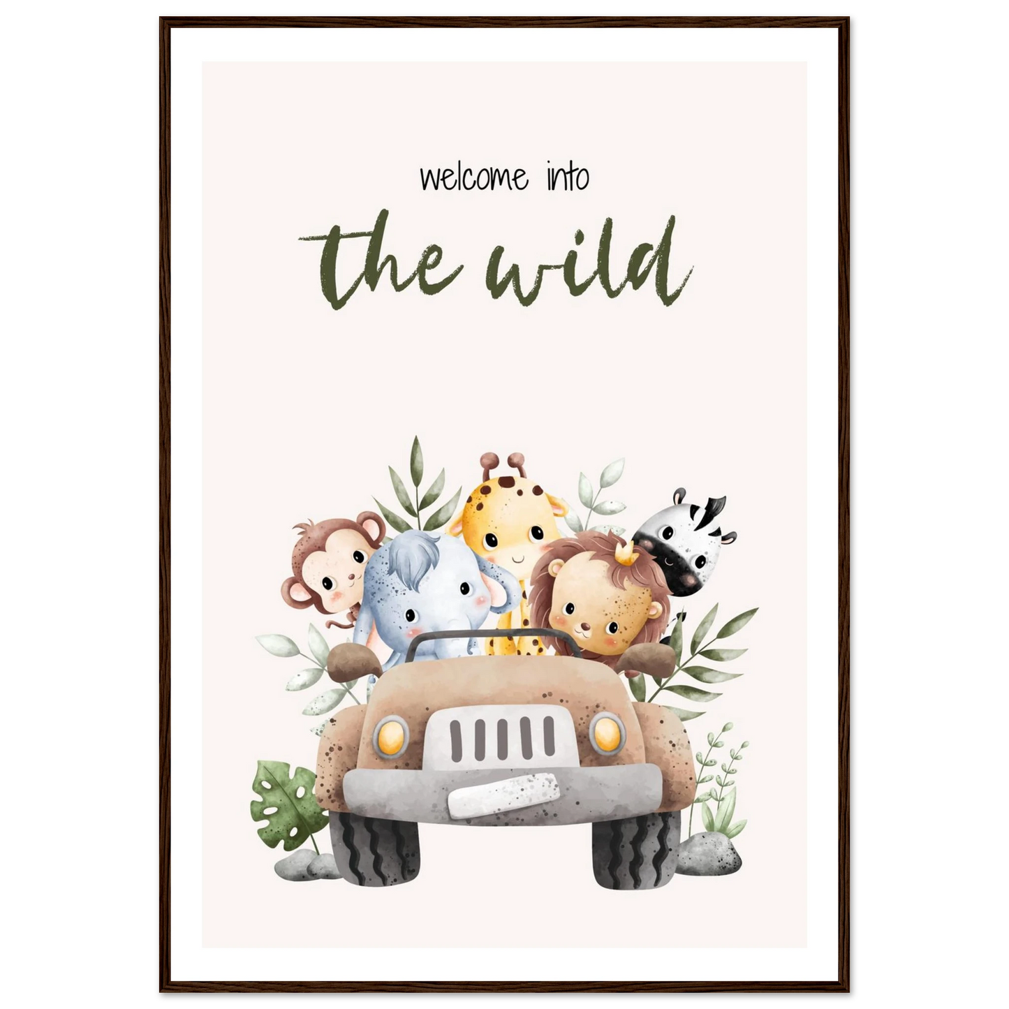 Welcome into the wild - Poster - Arthena