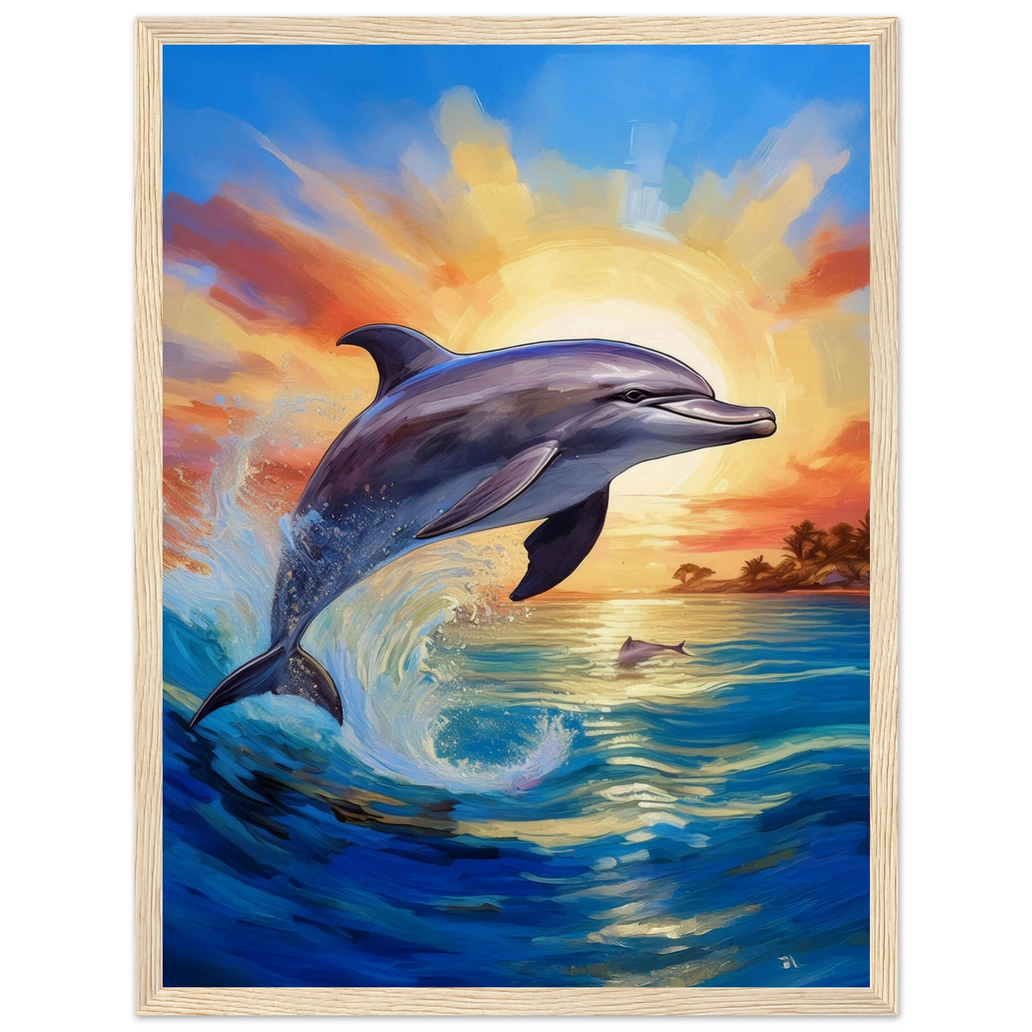 Happy Dolphine - Poster - Arthena