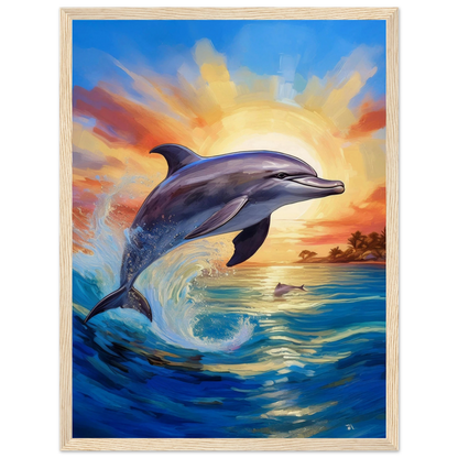 Happy Dolphine - Poster - Arthena