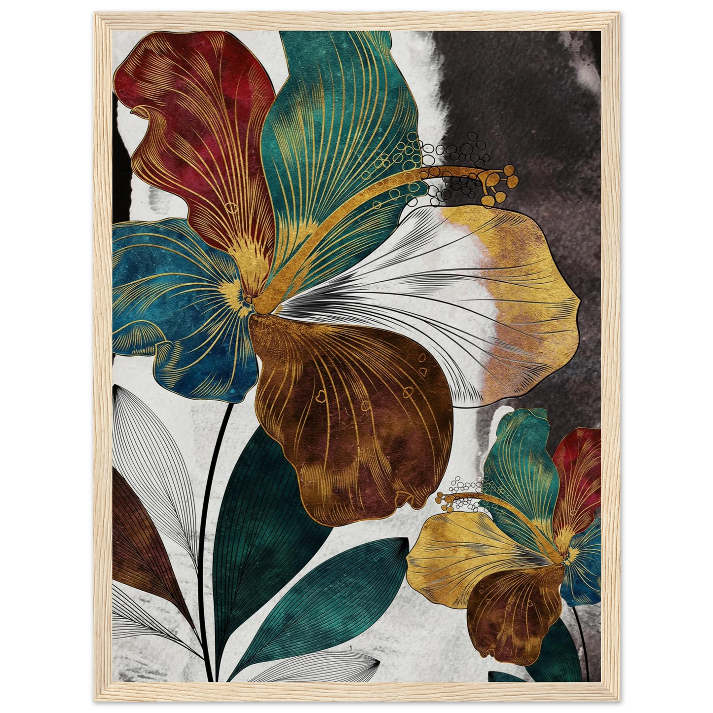 Golden Bloom Symphony - Poster - Arthena