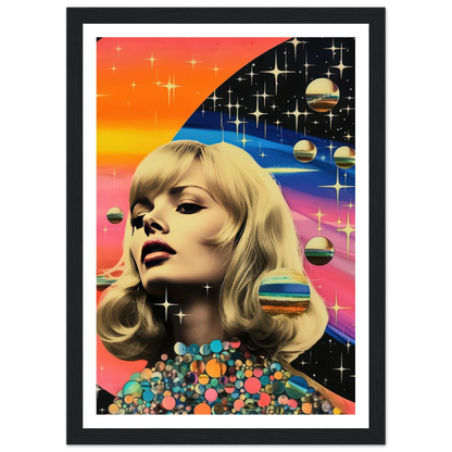 Retro Galaxy Queen - Poster - Arthena