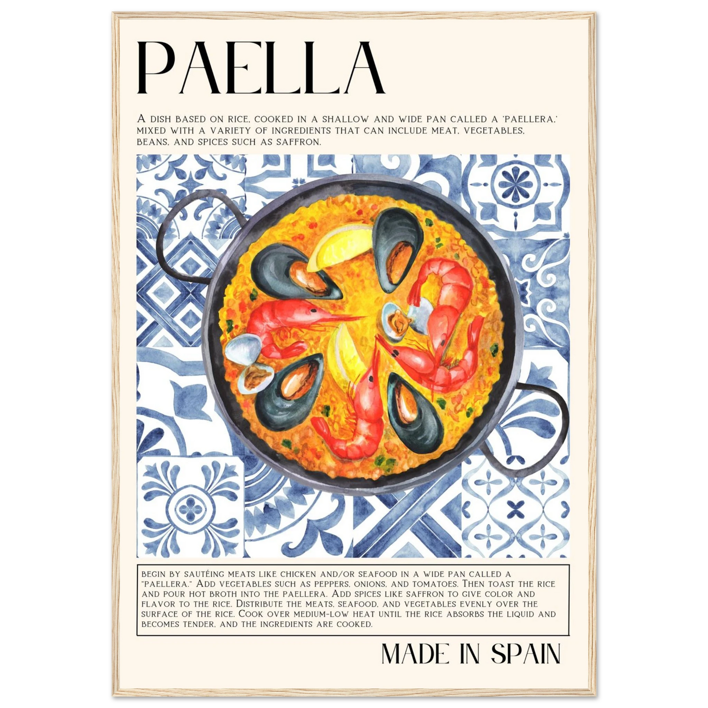 Paella - Poster - Arthena