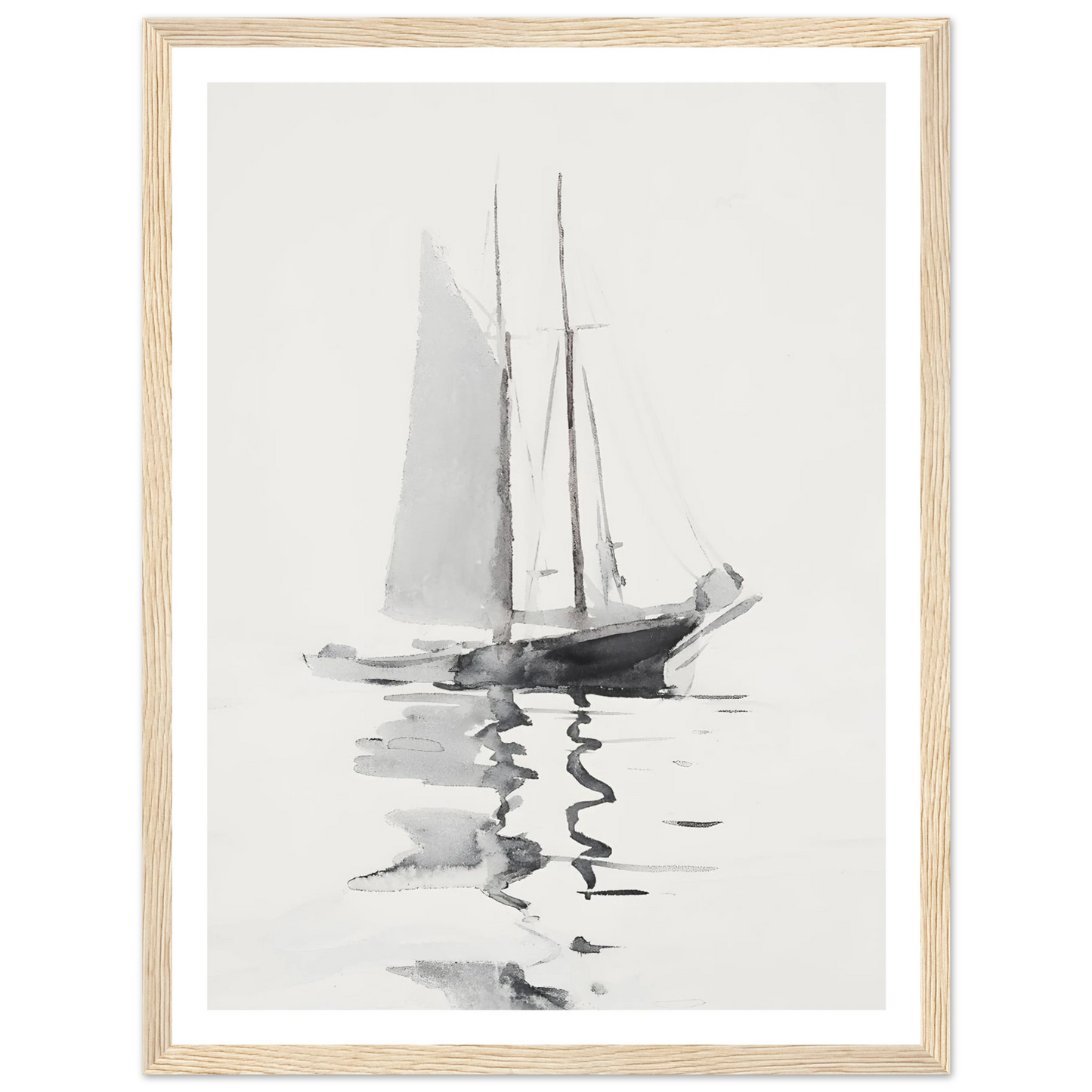 Abstract boat - Poster - Arthena
