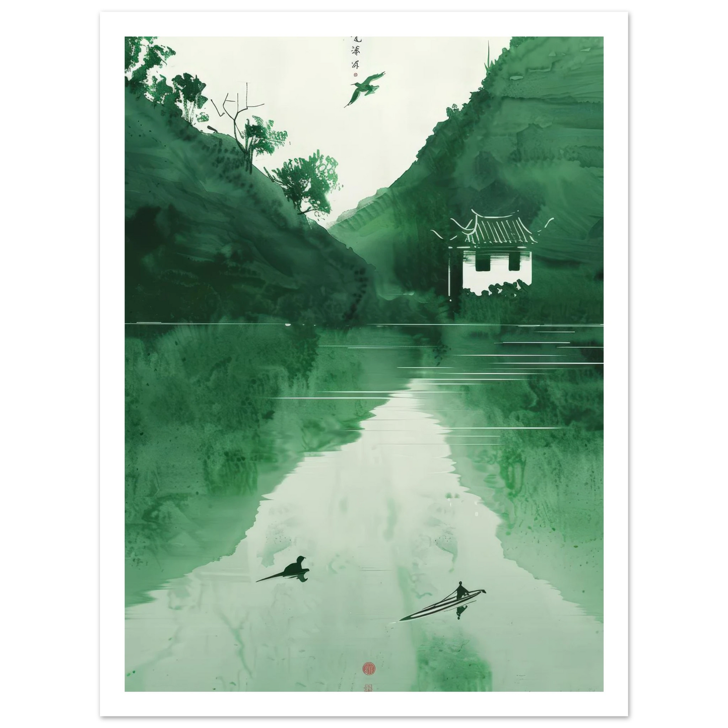 The green mirror - Poster - Arthena