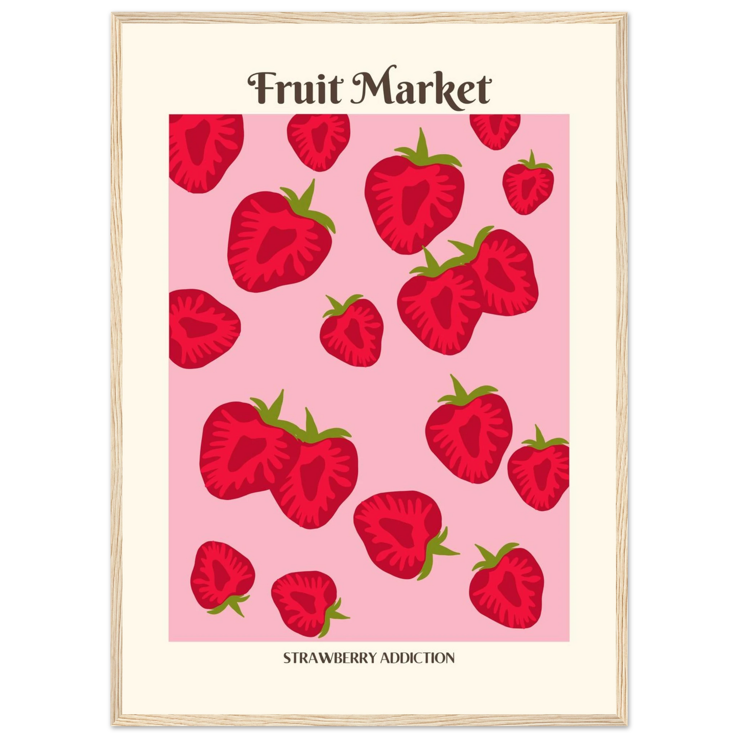 Fruit Market Strawberry - Poster - Arthena
