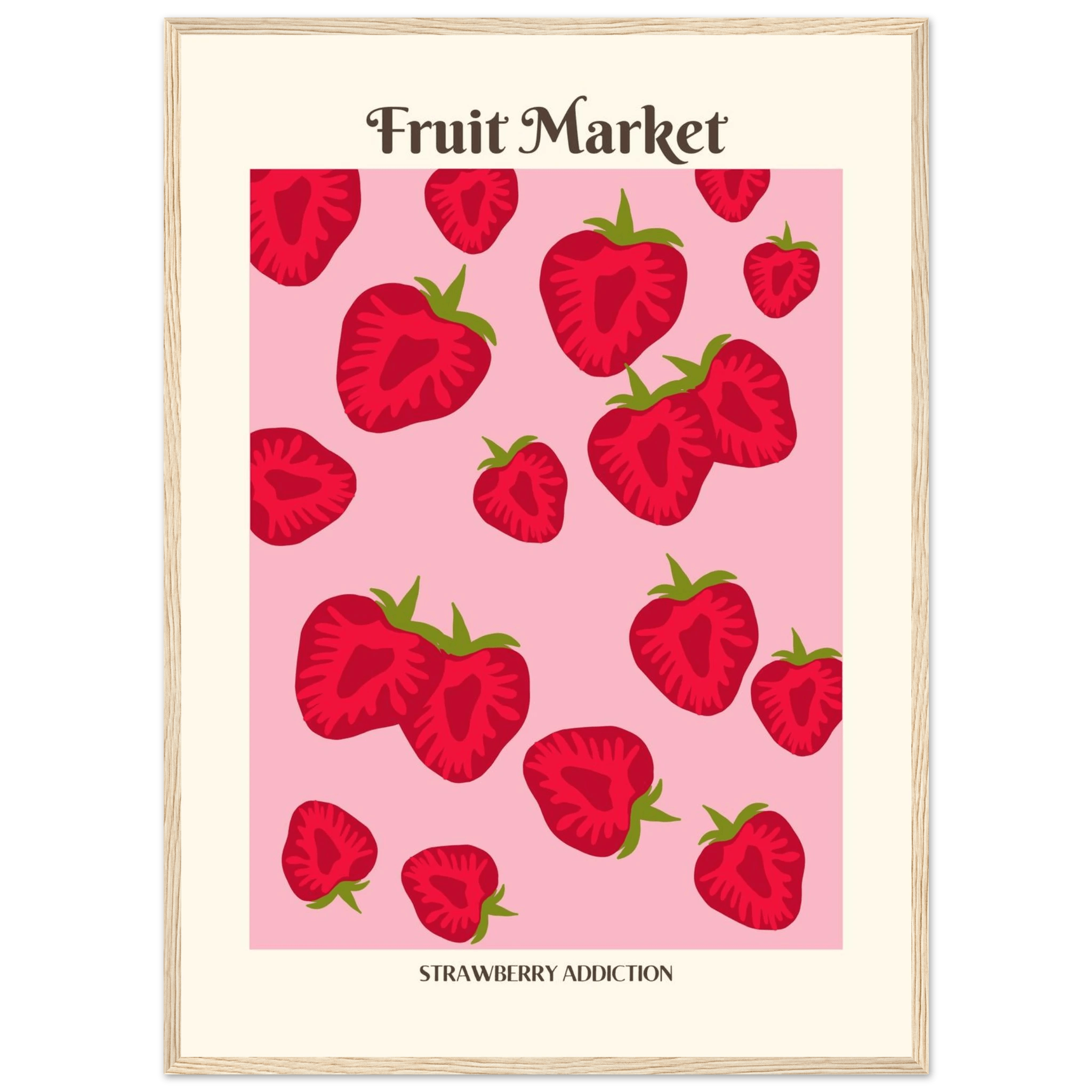 Fruit Market Strawberry - Poster - Arthena