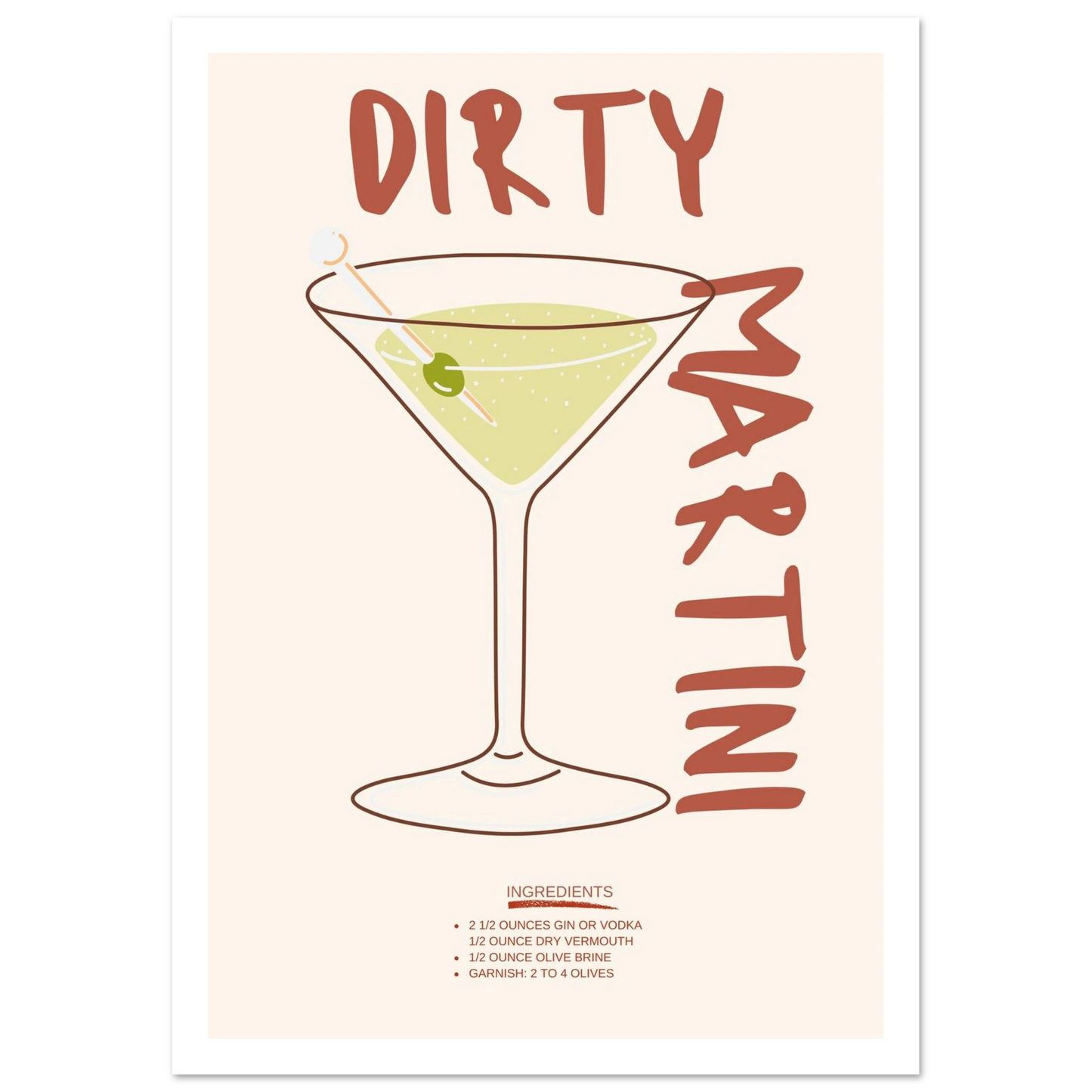 Dirty Martini - Poster - Arthena