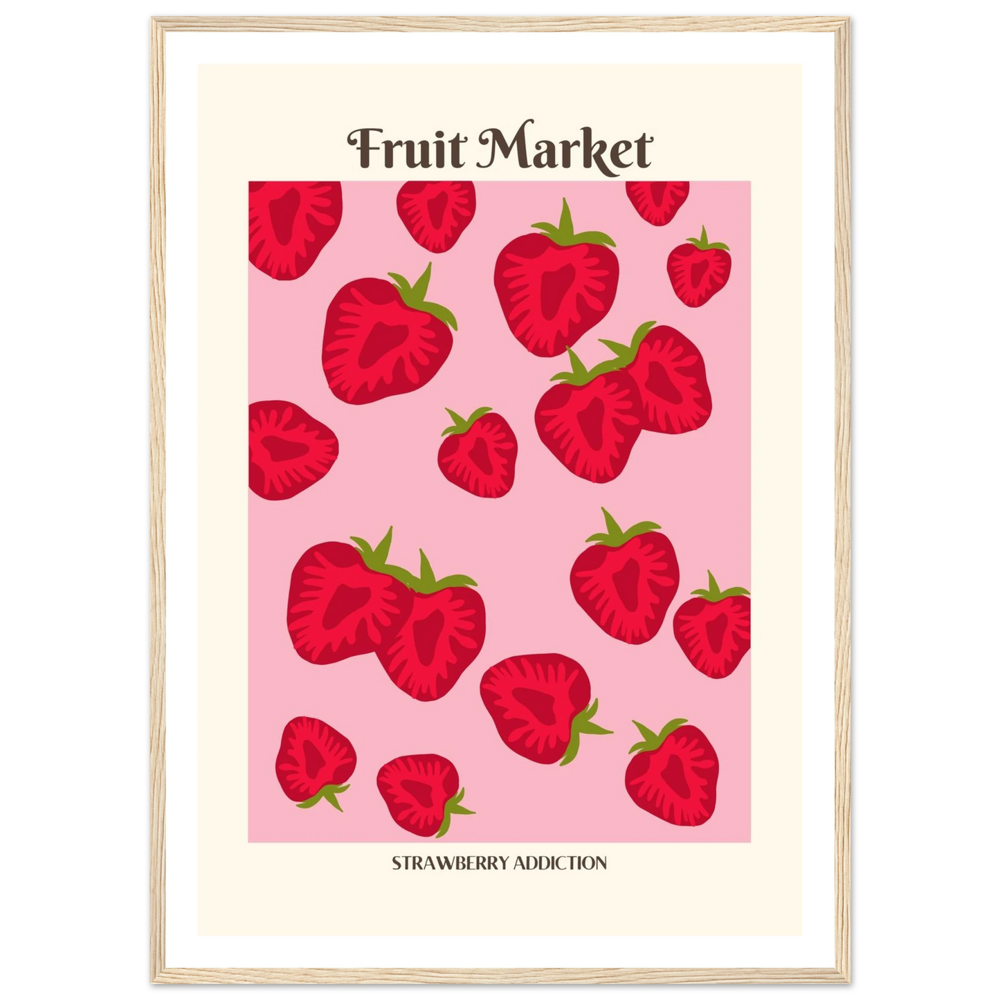 Fruit Market Strawberry - Poster - Arthena